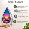 Remembrate Large Ship Cremation Urn for Adults - 10 Inch Sunset Memorial Urns for Human Ashes Female Mom, Blue Decorative Funeral Urn, Tribute Urn Large Adult Male and Female view 3