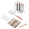 Saluaqui Stainless Steel 3PCS 304 Stainless Steel Round Ice Cream for Homemade Treats view 1