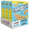 cadootz! Organic Seed Oil Free Protein Crackers, GF, Sea Salt, 3 Pack view 1
