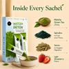 Detox Matcha Powder with Spirulina & Senna, Strawberry Flavored On-the-Go Matcha Green Tea Blend, 20 Single-Serve Sachets for Hot or Iced Matcha, 5.64 oz (160g) view 2