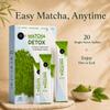 Detox Matcha Powder with Spirulina & Senna, Strawberry Flavored On-the-Go Matcha Green Tea Blend, 20 Single-Serve Sachets for Hot or Iced Matcha, 5.64 oz (160g) view 4