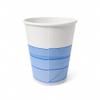 Victoria Bay 12 oz Paper Cold Squat Cups with Cool Wave Design, 2000/case view 2