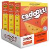 cadootz | Cheddar | Organic Protein Kids Snack with 5g Protein, Clean Label, Gluten Free, No Seed Oils, No Artificial Dyes, Kosher Better-for-You School Lunch Snack | 3 Pack view 1