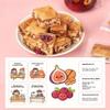Cranberry Fig Walnut Energy Bar 158g*2bags, Premium Natural Fruit Nut Bar, Only 3 Simple Ingredients, All Natural Snack Bar with Dried Cranberry Fig & Walnut,No Additives No Preservatives, About 14-16 packets). view 4