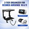 Upgraded CPAP Shelf Wall Mount 2-Tier Organizer for ResMed AirSense 10 & 11 view 2