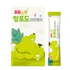 Fruit Flavored Jelly Sticks for Kids, Fruit Flavored Snack, Individually Packed Essential Nutrients Snack for Outdoors Travel School Home, 1 Pack 14.11 oz, 0.7oz (20g) x 20ea (Green Grape, 20 Sticks) view 1