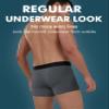 AIRCUTE Urine Incontinence Underwear for Men Washable Leak Proof Absorbency Boxer Briefs with Fly Bladder Control 60ML, 5 Pack (4XL,Black3-Dark Grey2) view 4