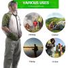 Jorzer Mosquito Suit Translucent Breathable Anti Mosquito Clothing with Zipper - Jacket Hood & Pants & Gloves Lightweight Mesh Clothing for Protecting Hunting Fishing Men Women XL Summer Sport. view 4