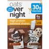 Oat Over-night High Protein Oatmeal Variety Pack (14-Pack) - 30g Protein Shake - Gluten Free Breakfast On-The-Go - Includes Cookies & Cream and Fudge Brownie view 1