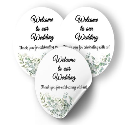 Eucalyptus Wedding Thank You Stickers, Envelope Seals by caMy leshAy