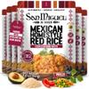 San Miguel de Origen 12g Protein Mexican Homestyle Red Rice with Veggies, Cooked in Bone Broth & Avocado Oil - Ready to Eat Microwave Rice - Gluten Free Mexican Rice Pouch - Easy Meal - (6-Pack) 8.8oz view 1