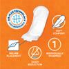 Tranquility Premium Personal Care Pads, Maximum Absorbency Incontinence & Postpartum Pads for Women, Bladder & Odor Control, Breathable Extended Wear, Latex Free, 12 inch, 120 Count view 3