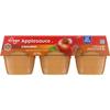 Cinnamon Applesauce Cups, Unsweetened, 4 oz Snack Cups, 6 Pack, Gluten Free, Fruit Cups view 1