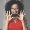 Always With You by ThinOptics 3 Pack Slim Reading Glasses + 1 Black Case that Sticks to Your Phone - Ultra-Thin Armless Pocket Readers - Red, Clear & Blue, 2.0x view 4