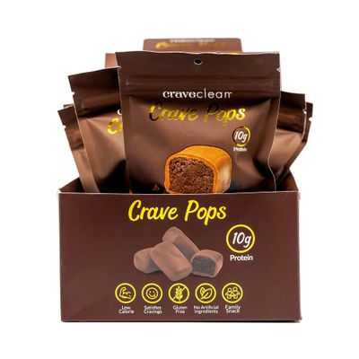 Milk Chocolate Brownie Pops (Full Case) Gluten-Free, High Protein (10g), Low Sugar, Guilt-Free Snack with Clean Ingredients No Seed Oils Kid & Parent Approved (FULL CASE (40 Brownies), MILK CHOCOLATE)
