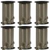 PMU 1500 Yards x 3/8in Espresso Brown Crimped Curling Ribbon String for Gift Wrapping Ribbon Balloon String Birthday Celebration Party Presents Decor, Festival Art Craft Accessories (6-250 Yard Rolls) view 1