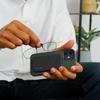 Always With You by ThinOptics 3 Pack Slim Reading Glasses + 1 White Case that Sticks to Your Phone - Ultra-Thin Armless Pocket Readers - Clear, 1.0x view 2