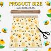 KFHENSOMR Beeswax Wraps for Food Roll (13x40 inch) Reusable Beeswax Paper view 2