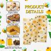 KFHENSOMR Beeswax Wraps for Food Roll (13x40 inch) Reusable Beeswax Paper view 3