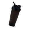 Jenivaint 20oz Protein Shaker Bottle, Leak Proof Water Bottle with Loop and Shaker Balls for Pre Workout, Gym, Fitness, Outdoor Sports (Black) view 2