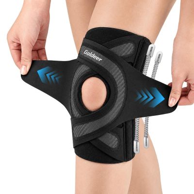 Goldeer Knee Brace Support with Side Stabilizers for Knee Pain Relief