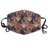 Women Men Warm Face Scarf Mask Face Scarf Dust Proof Windproof Mouth Cover, Red White Blue Stars American Flag Cat Mouth Protection for Outdoors Home and Daily Use view 1