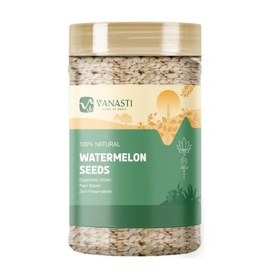 VANASTI Watermelon Seeds | Magaz Tarbooj | Tarbooj Beej | Beej Tarbuj | 800 Gram (Pack of 1)