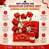 2026 Graduation Surprise Explosion Gift Box, Pop up Cash Money Holder, DIY Bouncy Confetti Card, Creative Memorable Present for Class of High School & College Grads(18 Floors Red) (20 Floors Red) view 3