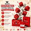 2026 Graduation Surprise Explosion Gift Box, Pop up Cash Money Holder, DIY Bouncy Confetti Card, Creative Memorable Present for Class of High School & College Grads(18 Floors Red) (20 Floors Red) view 4