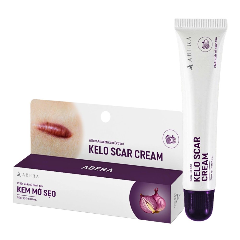 ABERA Kelo Scar Cream Scar Removal Cream for AKN Bump Treatment, Razor Bump Treatment for Men & Keloid Bump Removal with Purple Onion & Black Reishi