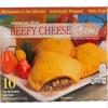 Jamaican Style Beefy Cheese Patties are made with ground beef and real cheddar cheese. Each patty is wrapped with a flaky crust for easy hand-held snacking. [ 50 oz, 3.12 lb ] view 3