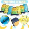 Sunnymove 12 Pcs Banana Baseball Gifts Drawstring Bags Baseball Party Favors Banana Sport Team Backpack Theme Sack Candy Treat Goodie Bags for Gym Sport Teams Fans Birthday Theme Party Supplies view 2