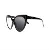SightPerk Womens Cat Eye Rhinestones Far and Near Dual use,Progressive Multifocal Photochromic Reading Glasses (Black, 2.75, x) view 1