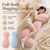 Adult Body Pillow, Mountain-Shaped Side Sleep Full-Body Pillow, Bed Long Body Pillow, Hug Pillow with Removable and Washable Cover, Support roll Pillow, Full-Body Support for Sleep (Blue, 31.5in) view 3