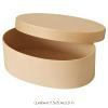 2 Pcs L-Size Oval Kraft Paper Gift Box Set, 7.6 x 5.3 x 3.0 in / 19.2 x 13.5 x 7.7 cm Beige Favor Cases with Honeycomb Filler, Long-Lasting Unique for Cookies, Bakery Packaging, Wedding Party Treats view 2
