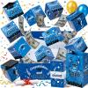 DXESWV 2026 Graduation Pop up Money Box, Exploding Graduation Surprise Pop up Gift Box, DIY Bouncy Confetti Card, Creative Memorable Present for Grad, Empty Fillable Candy Bouquet (Blue, 20Layer) view 1