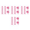 Lurrose 80 Pcs Pull Bows for Present - 7" Large Ribbon Bows for Wedding, Anniversary, Birthday, Holiday Celebration, Wrapping Boxes, Baskets, Flowers Decorations view 1