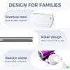 Toothpaste Squeezer, Stainless Steels Metal Tube Squeezer Keys, Manual Toothpaste Roller Tube Wringer for Paint, Cream, Cosmetic and Hair Dye Bathroom Safety, Aids and Accessories (2pcs B) view 2