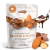 Snackathon Milk Chocolate Covered Almonds, 7 oz Resealable Bag, Whole Roasted Almonds Coated in Creamy Milk Chocolate, Crunchy & Smooth Almond Candy, Made in Canada view 1