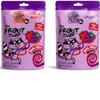 Real Fruit Whips Variety Pack, 0.7 oz Packs, 20 Count (2 Pack) Gluten Free Fruit Snacks, Non-GMO, No Cane Sugar, No Syrups, Kosher Vegan view 2