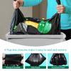 20 Gallon Trash Bags with 4 Innovative Flap Ties 100 Count 1.0 Mil THICK Heavy Duty Compatible with Rubbermaid Brute & Winco & Behrens 20 Gallon Round Trash Can Tear & Leak Resistant view 3