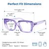 Eyekepper Reading Glasses for Women, 0.75 Readers, 3 Pack Stylish Cheaters view 4