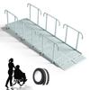 10' Wheelchair Ramp with Handrails,850LB Handicap Ramp1-30" Rise view 1