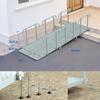 10' Wheelchair Ramp with Handrails,850LB Handicap Ramp1-30" Rise view 2