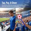 zqiliboyi World Cup Credit Card Wand, Retractable Contactless Tap to Pay Wand, Portable 3D Printed Wand Card Holder, Creative Gifts for Kids & Adults, Ideal for Shopping, PT, Party, Cosplay & Travel view 2