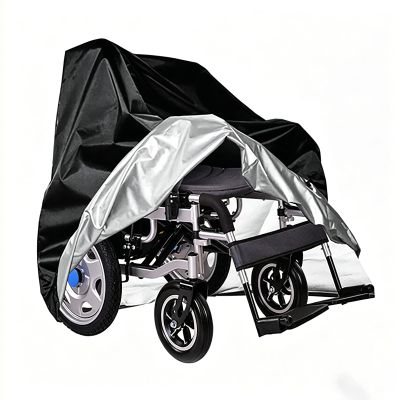 YNCTCWX Electric Wheelchair Cover for Jiangsu Intco DOLY (20inch), Waterproof Heavy Duty Oxford Fabric Power Chair Cover with Drawstring, Outdoor Indoor Protection Against Rain Dust UV