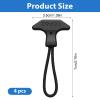 Yuanan 4Pcs T-Shaped TPU Zipper Pull Replacement, Zipper Repair Kit Parts view 2