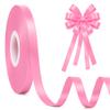30Yards 3/8In Hot Pink Thin Ribbon for Gift Wrapping Baby Shower Birthday view 1