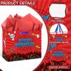 SolarGlory Large Spider Birthday Gift Bag with Tissue Paper and Card, Red Spider Web Wrapping Paper Bag for Men, Boys, Girls, Birthday Party Decoration, Halloween, Baby Shower Party Supplies. view 3