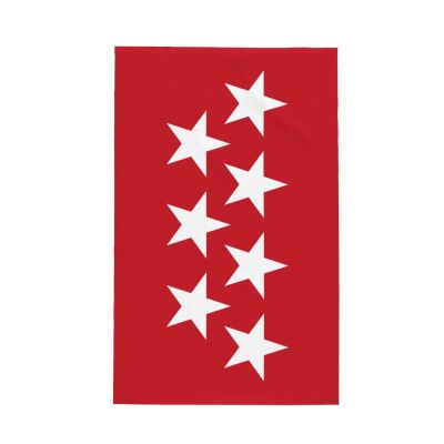 NIENIE Flag of the Community of Madrid Kitchen Towels 16x26 Inch Dish Towels for Kitchen Cute Super Soft Absorbent Cleaning Cloths Reusable Hand Towels Funny Tea Towels